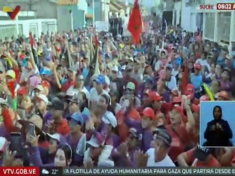 Sucrenses se movilizan en rechazo a las nuevas acciones injerencistas de EE. UU.