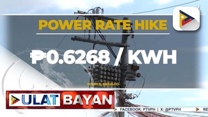 Halos P0.63/kwh na taas-singil sa kuryente, inanunsyo ng Meralco para sa buwan ng Agosto
