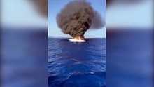 Uno yacht di 28 metri prende fuoco e affonda al largo di Formentera