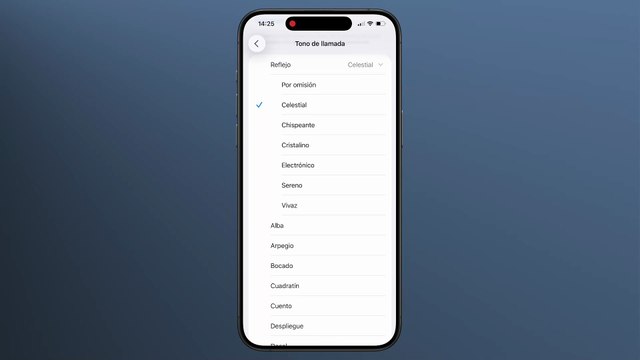 iOS 26 Tonos de llamada
