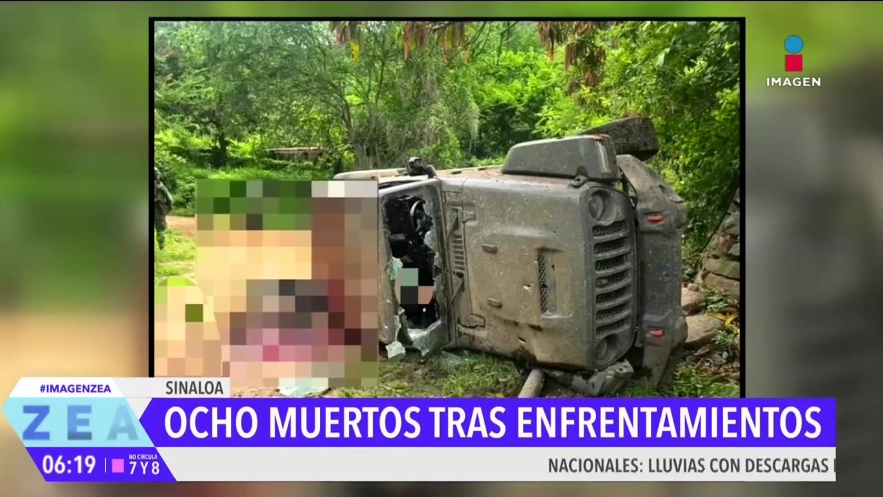 Enfrentamiento entre grupos armados deja a ocho muertos en Sinaloa