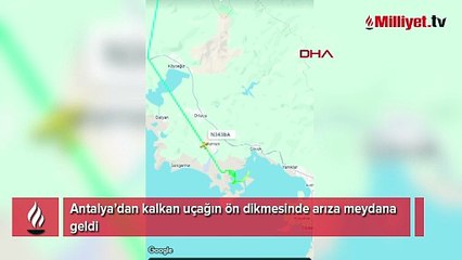Antalya'dan kalkan uçakta arıza: Pilotun ‘Gerekirse göl’e inerim’ planı kayıtlara geçti