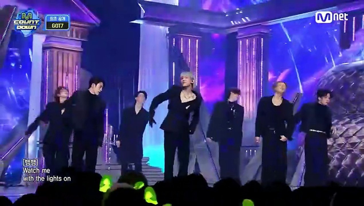 GOT7最新回归曲PYTHON首打歌舞台