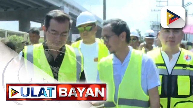 DOTr Sec. Dizon, ininspeksyon ang segment ng NSCR sa kahabaan ng Old Antipolo St. | ulat ni Bien Manalo