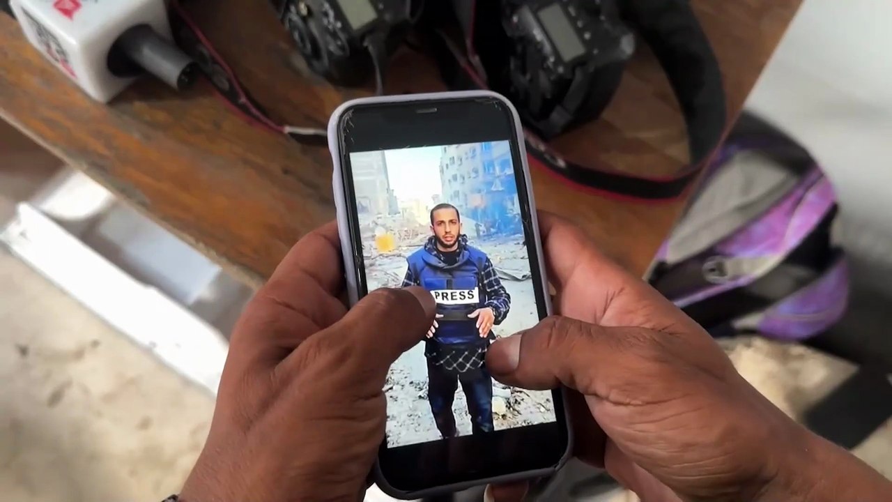 Gaza se despidió de los seis periodistas asesinados por un dron israelí