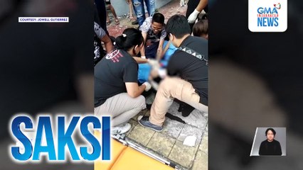 12-anyos na kambal at kanilang kaklase, nabagsakan ng kongkretong debris mula sa gusali; 2 sa mga biktima, kritikal | Saksi