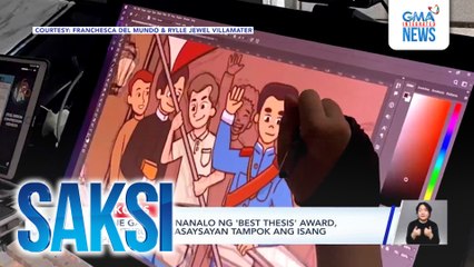 Online game na nanalo ng 'best thesis' award, nagtuturo ng kasaysayan tampok ang isang superhero | Saksi