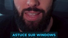 Astuce sur Windows 99% inconnue 💻