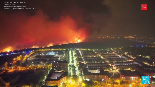 Voraces incendios forestales azotan países del Mediterráneo