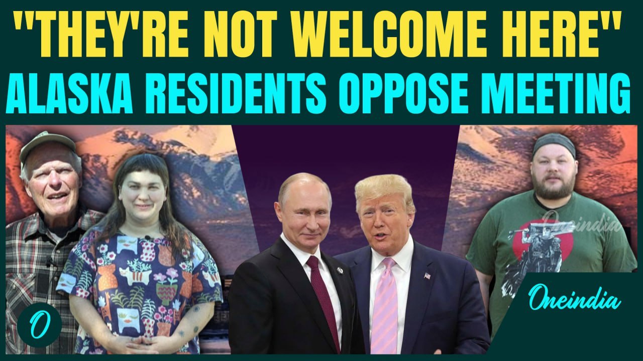 ‘Not Welcome Here!’ Alaska Residents Split as Trump & Putin Arrive for Meeting To End Ukraine War