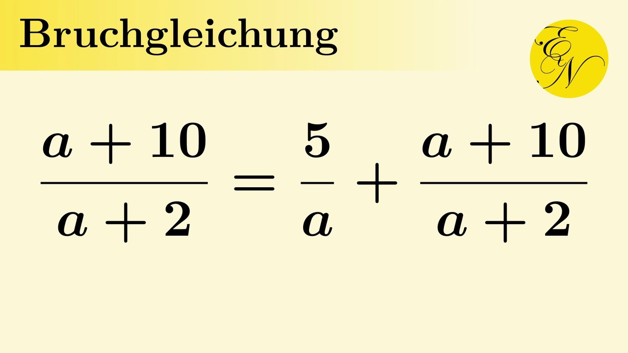 Bruchgleichung lösen