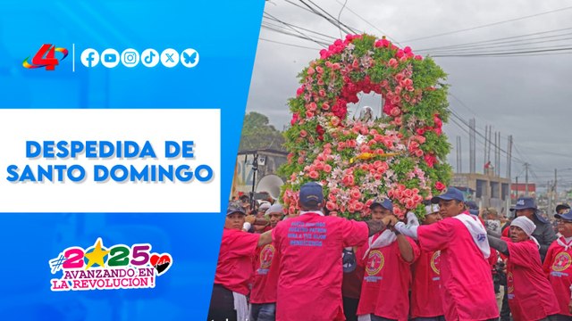 🙏✨ Managuas despiden con devoción y alegría a Santo Domingo rumbo a Las Sierritas