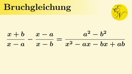 Bruchgleichung mit Formvariablen | Bestimmung der Definitions- und Lösungsmenge