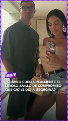 ANILLO DE COMPROMISO DE GEORGINA Y CR7