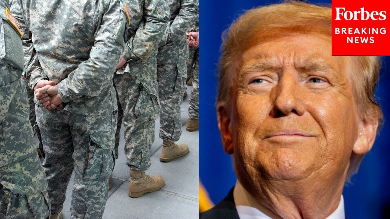 Trump Says Service Members Can Join Effort To Stop Crime In DC 'Very Rapidly' If Needed