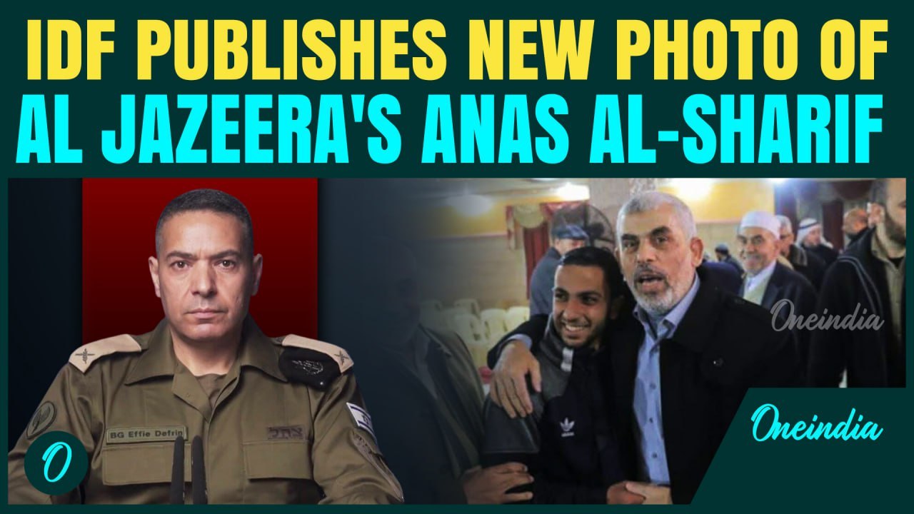 Watch: HAMAS chief Sinwar Hugging Al-Jazeera Journalists Anas Al-Sharif Killed By Israel