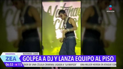 Natanael Cano golpea a su DJ en el Baja Beach Fest