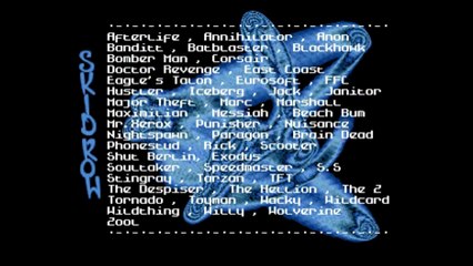 Amiga Cracktro Tom Landry Football by Skid Row (1992)