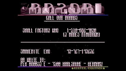 Amiga Demo - Out of the Ashes by Razor 1911 (1992)