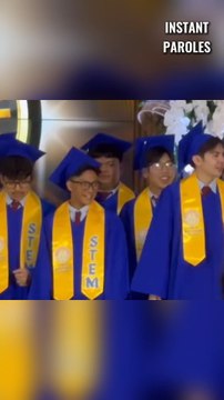 Ces deux étudiants surprennent tout le monde lors de cette remise des diplômes