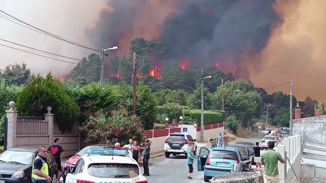 Activado el nivel 2 de emergencia en la provincia de Ourense por la anómala ola de incendios
