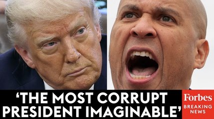 'Profiting Off Of The Presidency': Cory Booker Goes Nuclear On Trump Over His Cryptocurrency