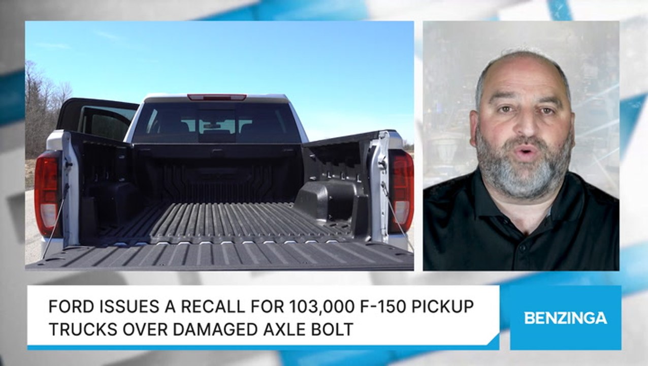 Ford Issues A Recall For 103,000 F-150 Pickup Trucks Over Damaged Axle Bolt