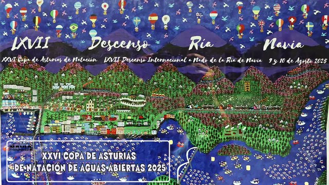 CAMPEONATO DE ASTURIAS DE AGUAS ABIERTAS RIA DE NAVIA 2025