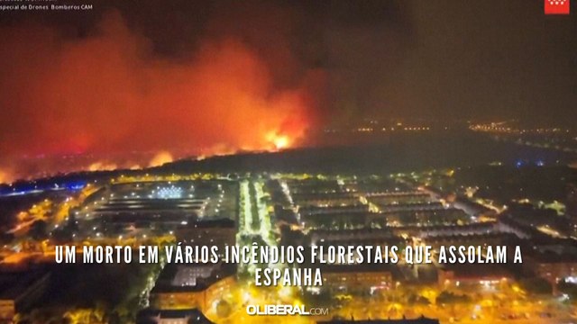 Um morto em vários incêndios florestais que assolam a Espanha