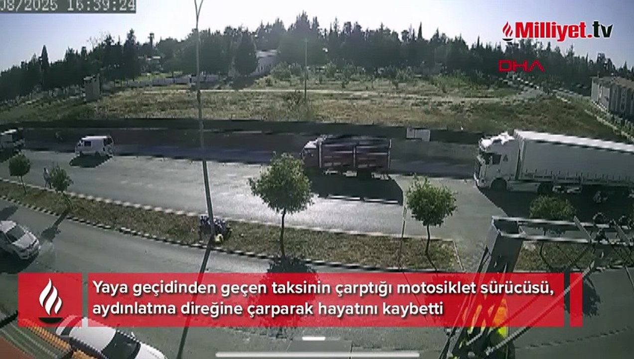 Adana'da feci kaza! Yaya geçidinden geçmeye çalışan taksi genç adamı hayattan kopardı