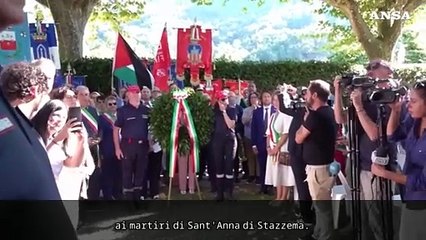 Da Stazzema l'appello di Salis per Gaza e Kiev: "la barbarie e' la stessa"