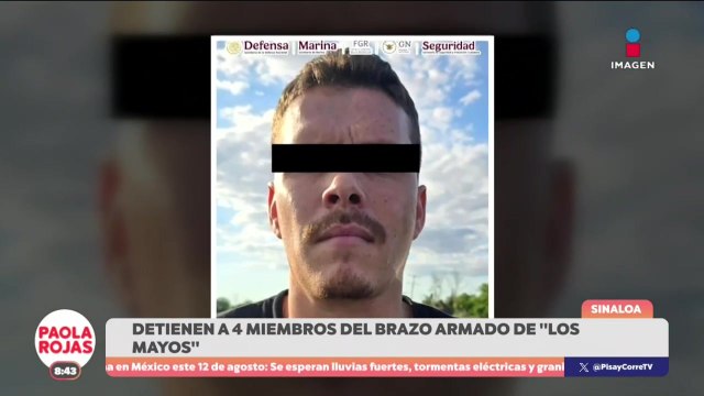 Cuatro detenidos vinculados con el brazo armado de Los Mayos | DPC con Paola Rojas