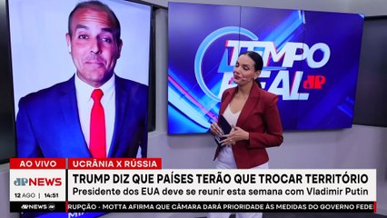 Rússia X Ucrânia: Trump fala em troca de territórios para fim da guerra | TEMPO REAL