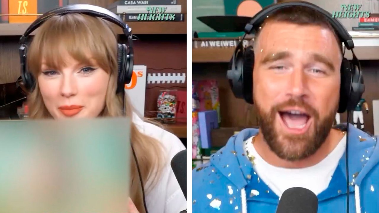 Taylor Swift anuncia su nuevo álbum "The Life of a Showgirl" junto a Travis y Jason Kelce