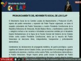 Movimiento Social de los CLAP manifiesta su respaldo absoluto al presidente Nicolás Maduro