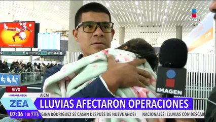 Así se encuentra en estos momentos el AICM luego de las lluvias