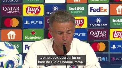 PSG - Enrique : "Donnarumma ? On cherchait un profil de gardien différent"