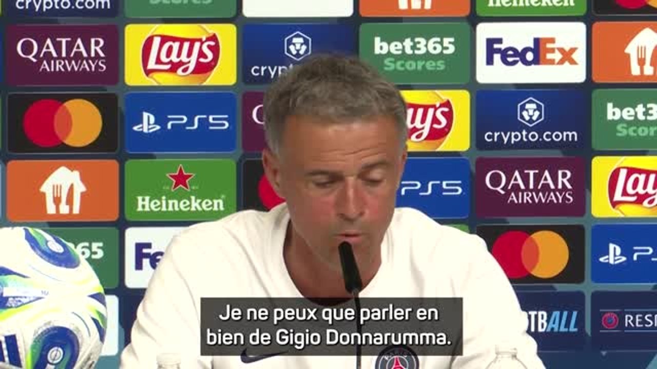 PSG - Enrique : "Donnarumma ? On cherchait un profil de gardien différent"