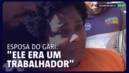 Viúva de gari morto pede justiça: "Ele era trabalhador"