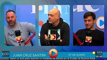 Juan Cruz Santini, DT de Olimpo: la cábala de la campera