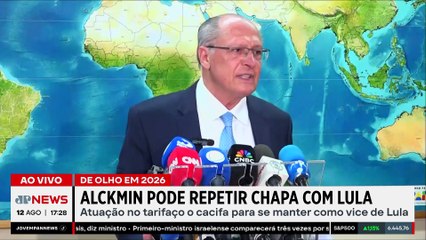 Eleições 2026: Alckmin pode repetir chapa com Lula