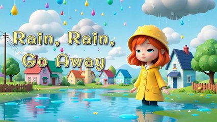 🌈 Rain Rain Go Away + Lyrics! | Fun Kids Sing-Along with Mary 🎵