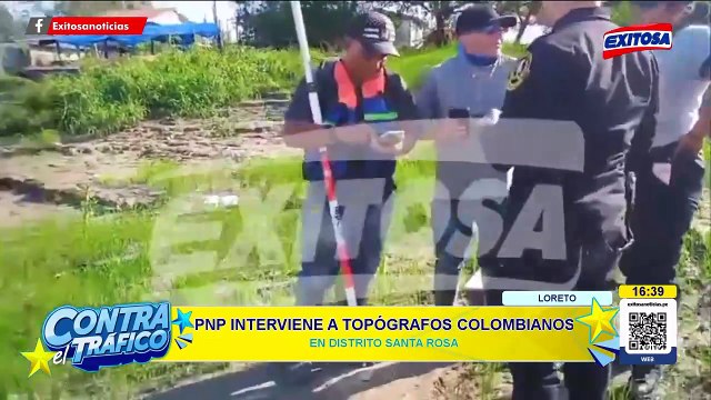 Tensión entre Perú y Colombia: PNP interviene a topógrafos en distrito de Santa Rosa