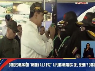 Jefe de Estado otorgó la condecoración "Orden a la Paz" a funcionarios del SEBIN