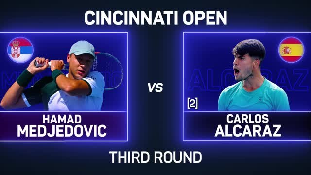 Alcaraz cruises into Cincinnati last-16