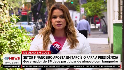 Setor financeiro aposta em Tarcísio para presidência