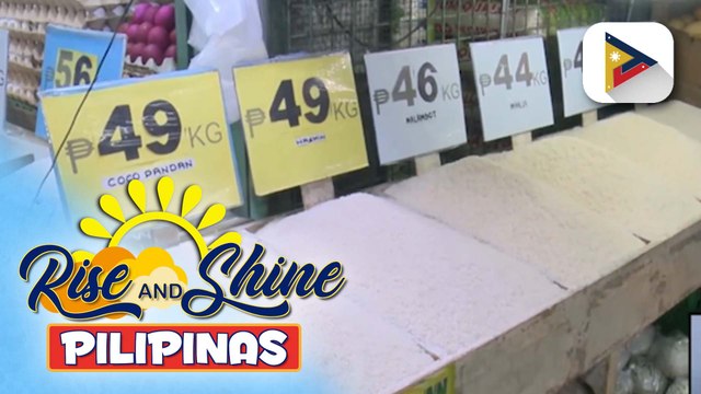 D.A., binigyang diin na walang dahilan para magtaas ang presyo ng imported rice | Vel Custodio