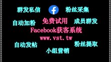 脸书(FB)营销,FB行销,FB私信,FB采集器,脸书(FB)群发.