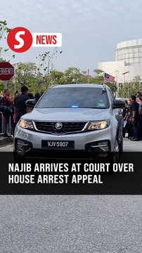Najib arrives at Federal Court for decision on AG’s appeal over house arrest