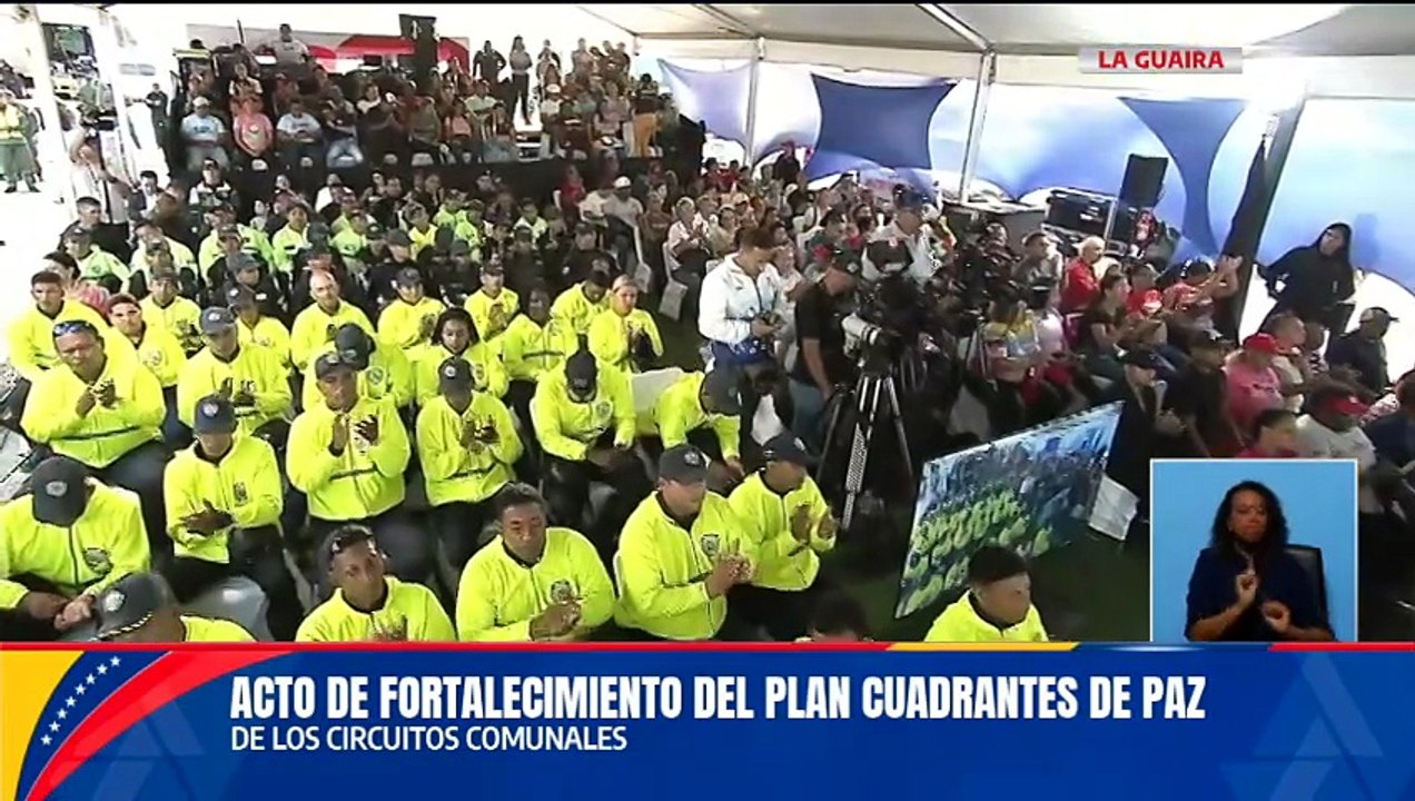 Jefe de Estado lidera acto de fortalecimiento de los Cuadrantes de Paz en los circuitos comunales